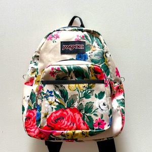 Jansport floral mini backpack